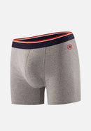 Boxer Long Gris En Coton - Michel Gris