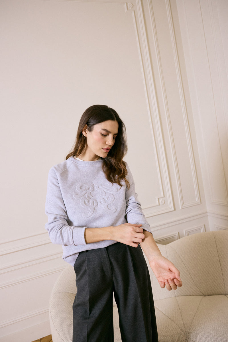 Le Tiago Tailoring Pants - Gray Upcycle