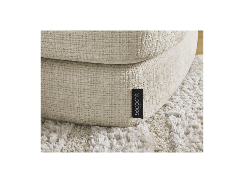 Canapé Droit Fixe - Leonore - Tissu Texturé