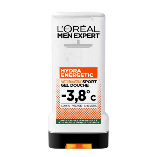 Lot De 6 - Men Expert Hydra Energetic Gel Douche Extreme Sport -3.8°C Sensation De Fraîcheur 300Ml
