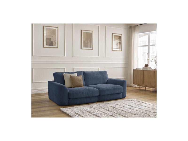 Canapé Droit Fixe - Leonore - Tissu Texturé