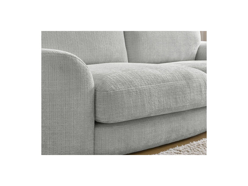 Canapé Droit Fixe - Leonore - Tissu Texturé
