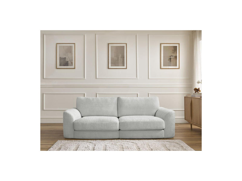 Canapé Droit Fixe - Leonore - Tissu Texturé