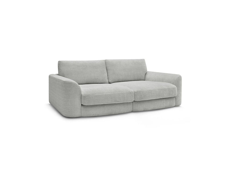 Canapé Droit Fixe - Leonore - Tissu Texturé
