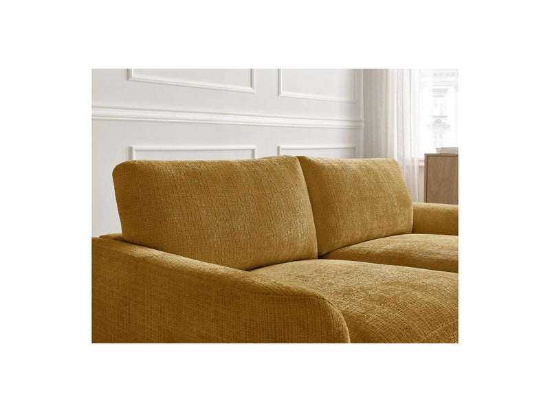 Canapé Droit Fixe - Leonore - Tissu Texturé