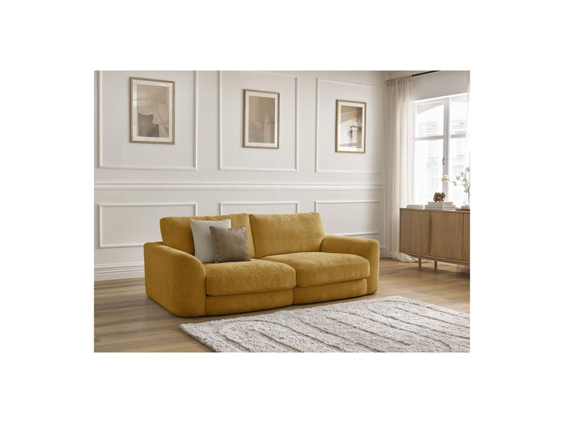 Canapé Droit Fixe - Leonore - Tissu Texturé
