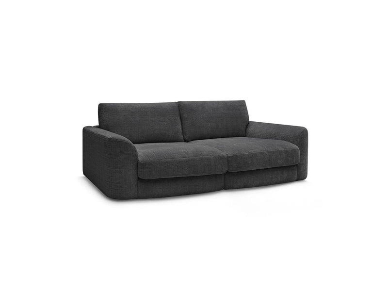 Canapé Droit Fixe - Leonore - Tissu Texturé