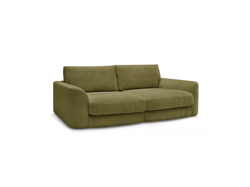 Canapé Droit Fixe - Leonore - Tissu Texturé