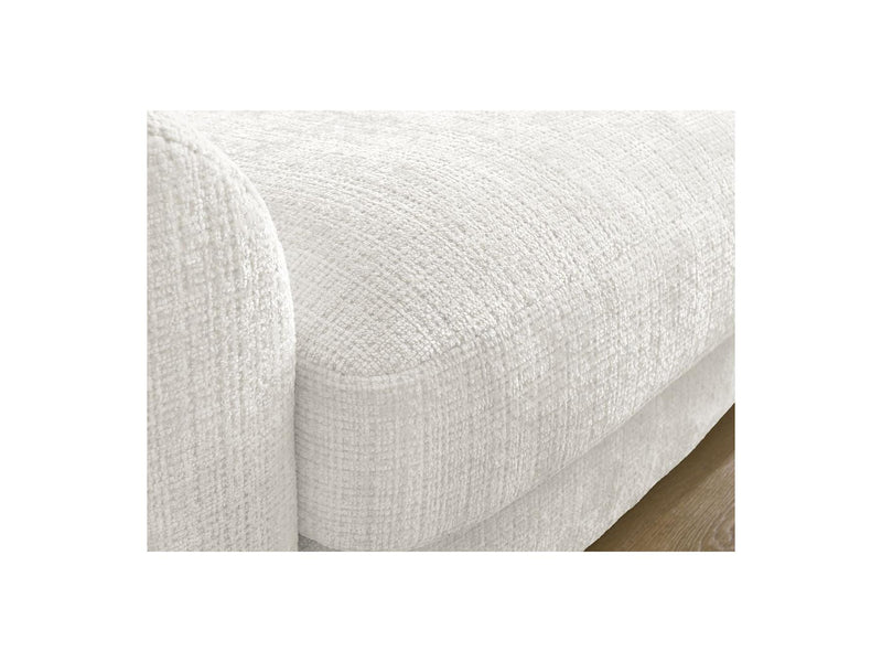 Canapé D'Angle Fixe - Leonore - Tissu Texturé - Angle Droit