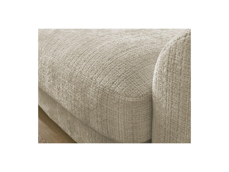 Canapé D'Angle Fixe - Leonore - Tissu Texturé - Angle Gauche