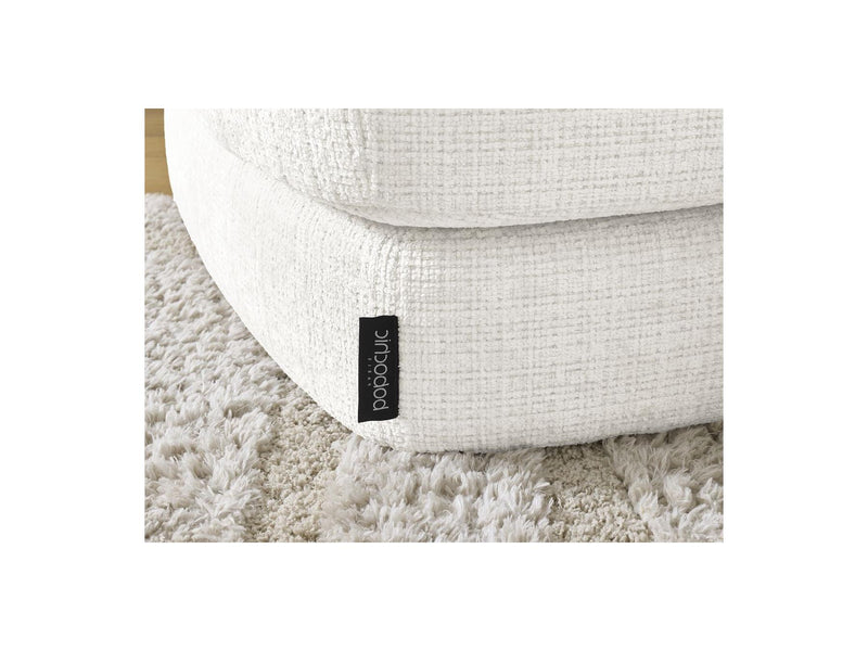 Canapé D'Angle Fixe - Leonore - Tissu Texturé - Angle Gauche