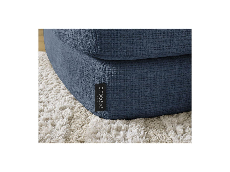 Canapé D'Angle Fixe - Leonore - Tissu Texturé - Angle Gauche