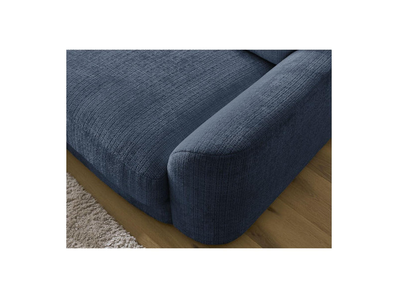 Canapé D'Angle Fixe - Leonore - Tissu Texturé - Angle Gauche