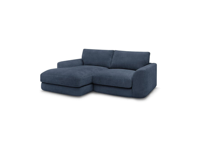Canapé D'Angle Fixe - Leonore - Tissu Texturé - Angle Gauche
