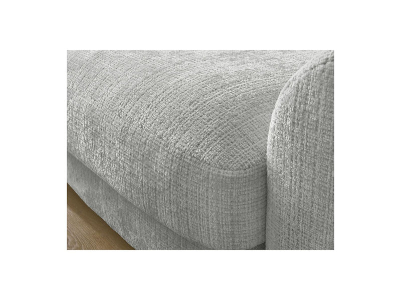 Canapé D'Angle Fixe - Leonore - Tissu Texturé - Angle Gauche