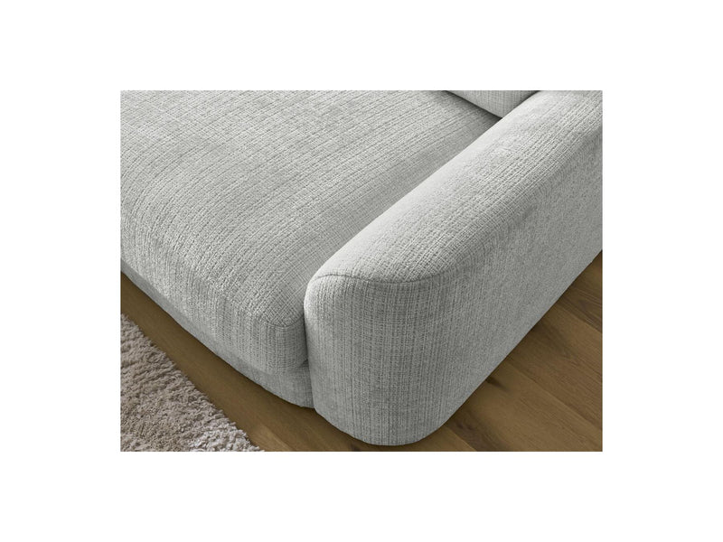 Canapé D'Angle Fixe - Leonore - Tissu Texturé - Angle Gauche