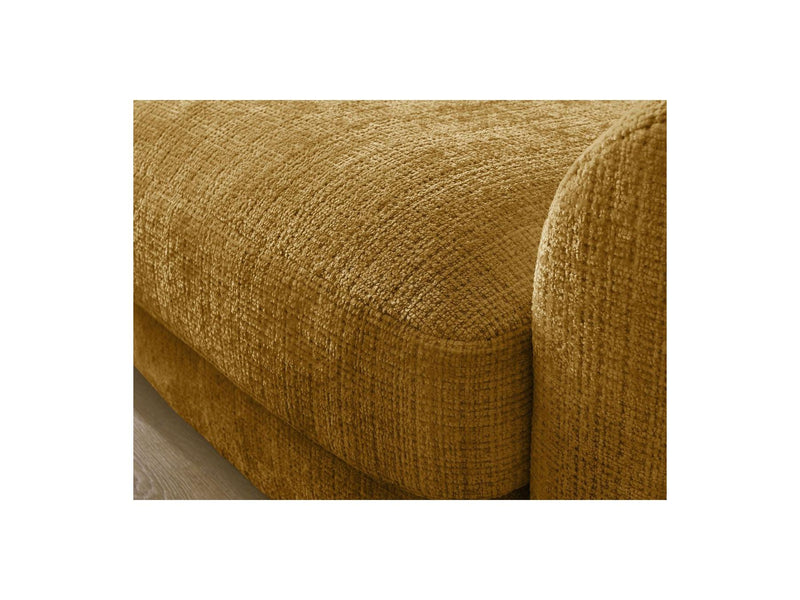 Canapé D'Angle Fixe - Leonore - Tissu Texturé - Angle Gauche