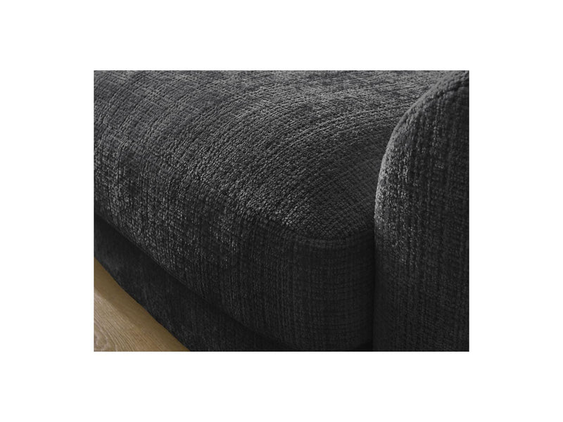 Canapé D'Angle Fixe - Leonore - Tissu Texturé - Angle Gauche