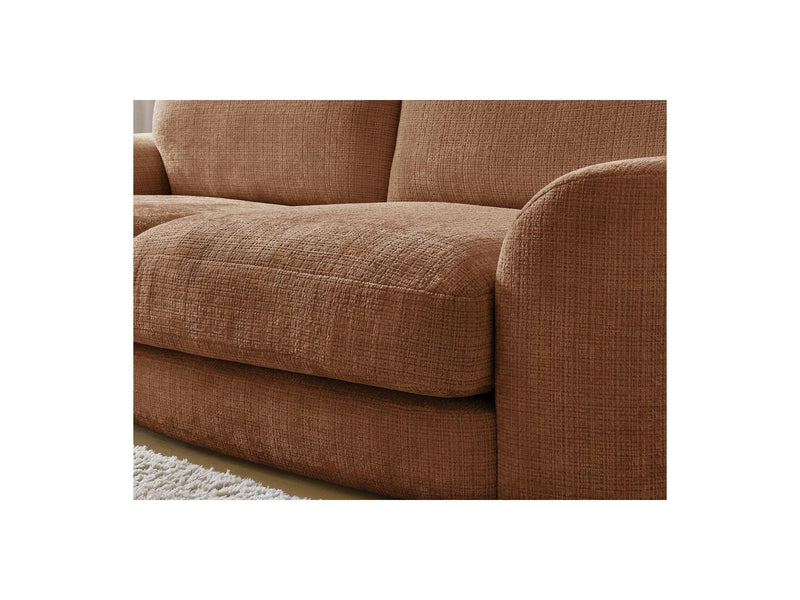 Canapé D'Angle Fixe - Leonore - Tissu Texturé - Angle Gauche