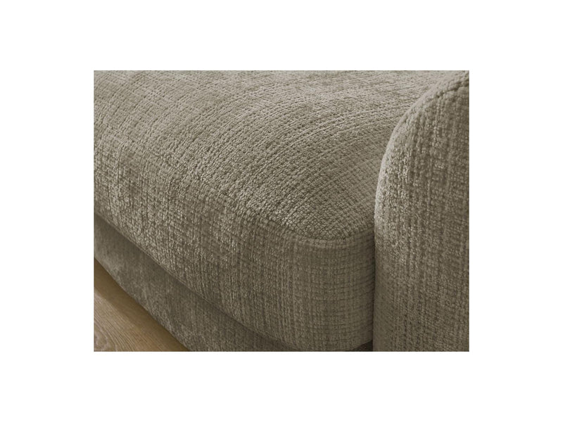 Canapé D'Angle Fixe - Leonore - Tissu Texturé - Angle Gauche