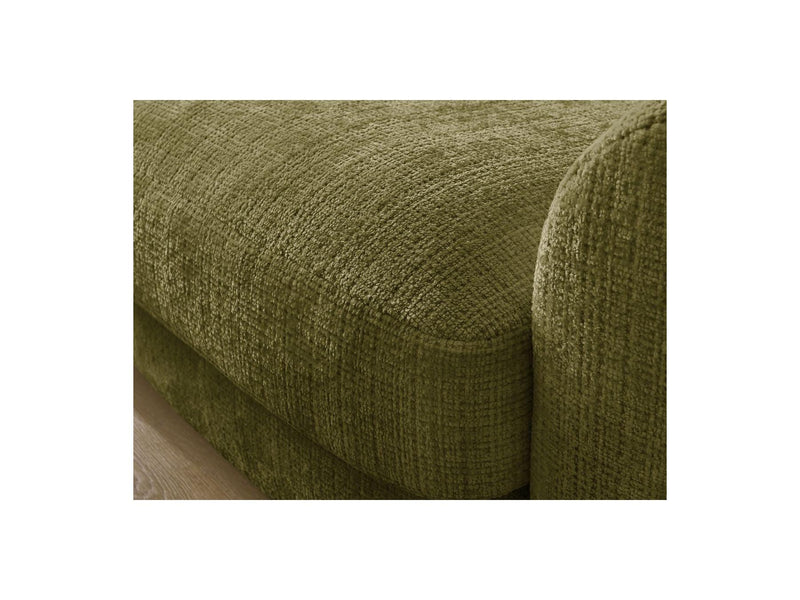 Canapé D'Angle Fixe - Leonore - Tissu Texturé - Angle Gauche