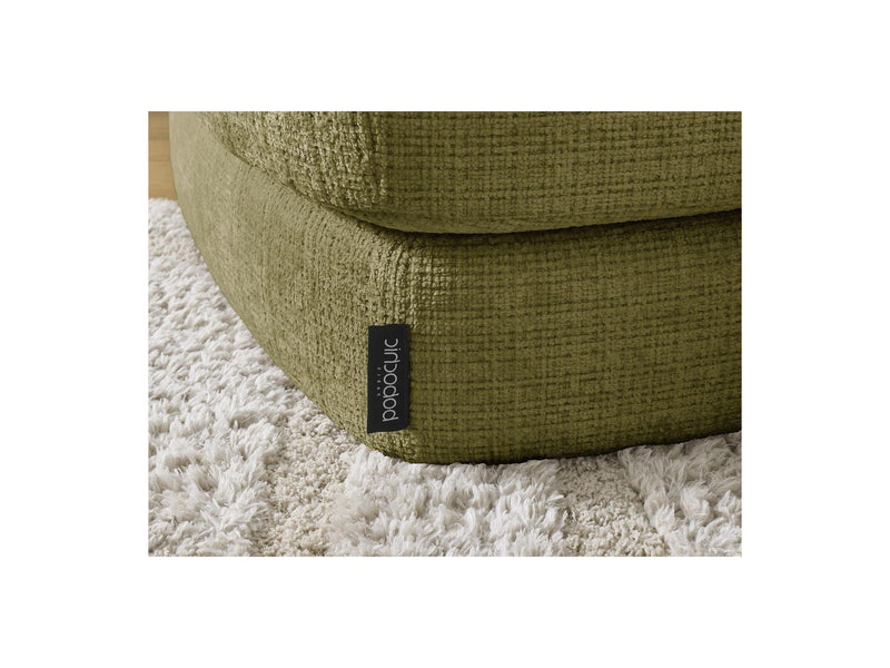 Canapé D'Angle Fixe - Leonore - Tissu Texturé - Angle Gauche