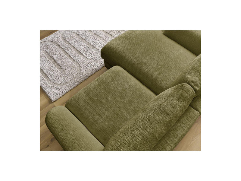 Canapé D'Angle Fixe - Leonore - Tissu Texturé - Angle Gauche