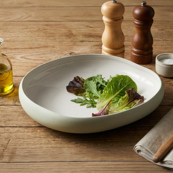 Kyma - Ensaladera 27Cm Blanco - Gres - Blanco