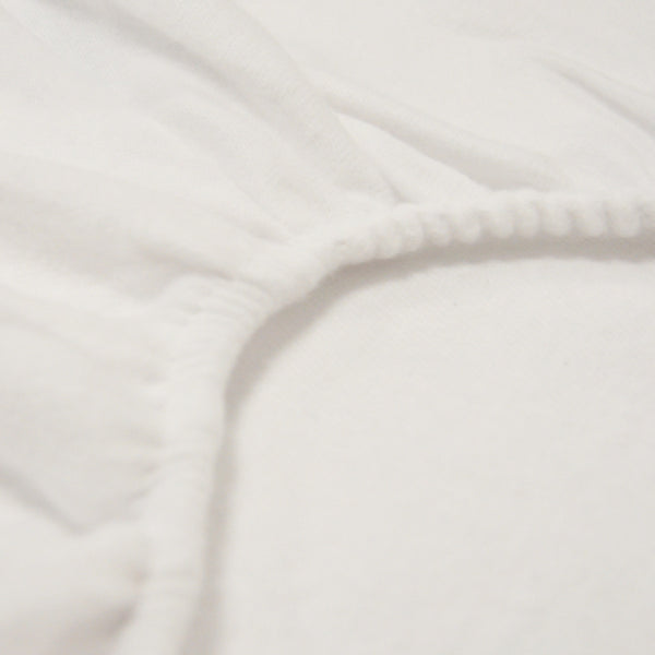 Uni Molleton Gratte - Drap Housse - Blanc