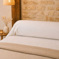 Uni Molleton Gratte - Taie Traversin - Blanc