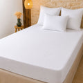 Uni Molleton Plast - Drap Housse - Blanc
