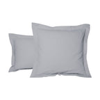 Uni Percale - Taie Oreiller - Gris