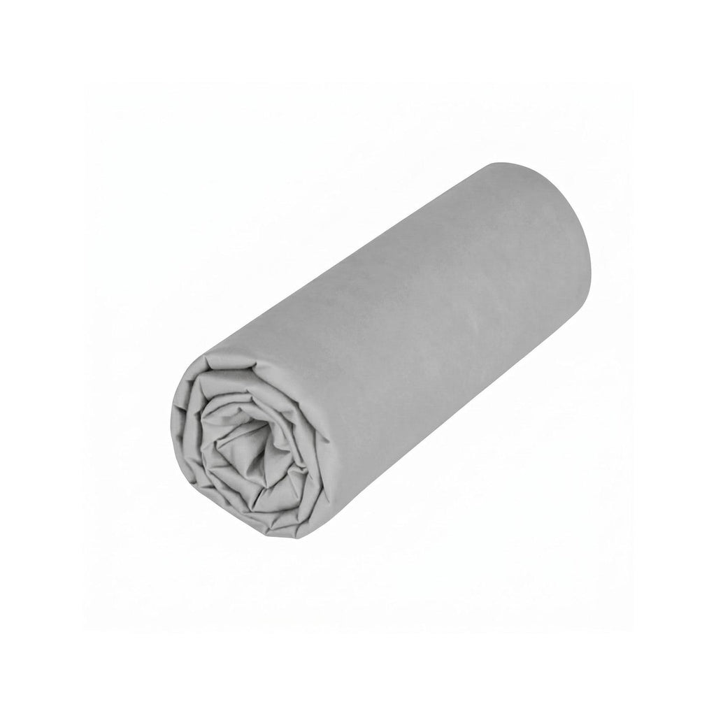 Uni Percale - Sábana Bajera - Percal de Algodón - Gris