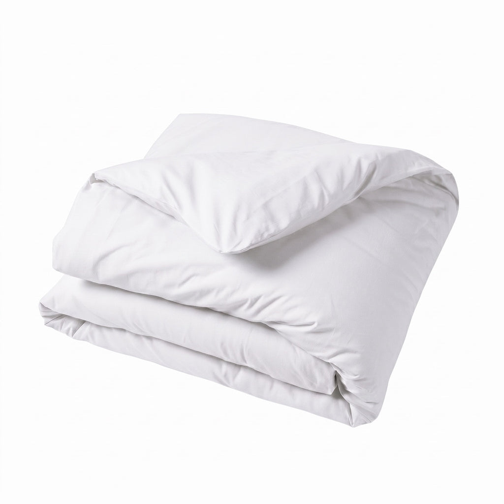 Uni Percale - Housse Couette - Blanc