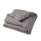 Uni Percale - Housse Couette - Gris