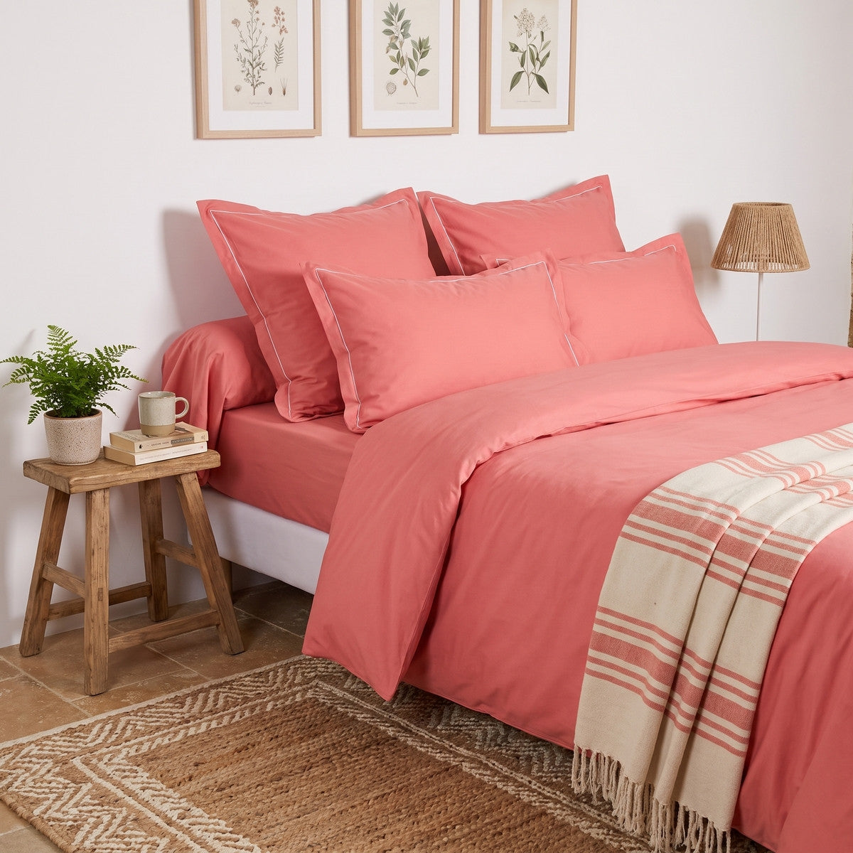 Uni Percale - Housse Couette - Orange