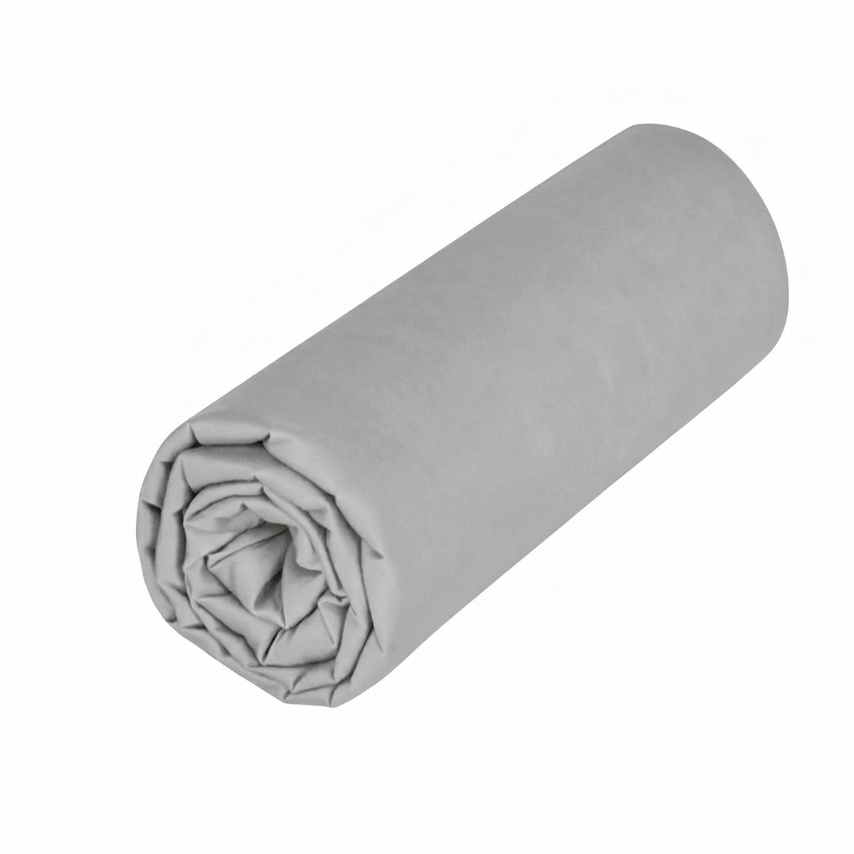 Uni Percale - Drap Housse Double - Gris