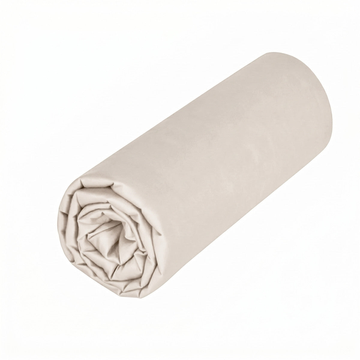 Uni Percale - Drap Housse Double - Platinium