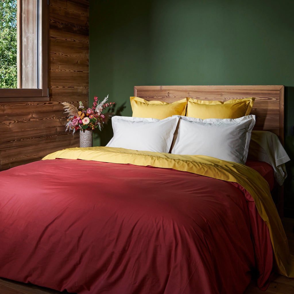 Uni Percale - Drap - Ocre
