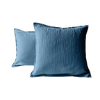 Gaze De Coton - Taie Oreiller - Bleu Jean