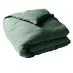 Gaze De Coton - Housse Couette - Vert Sapin