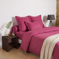 Uni Percale - Drap Housse - Framboise