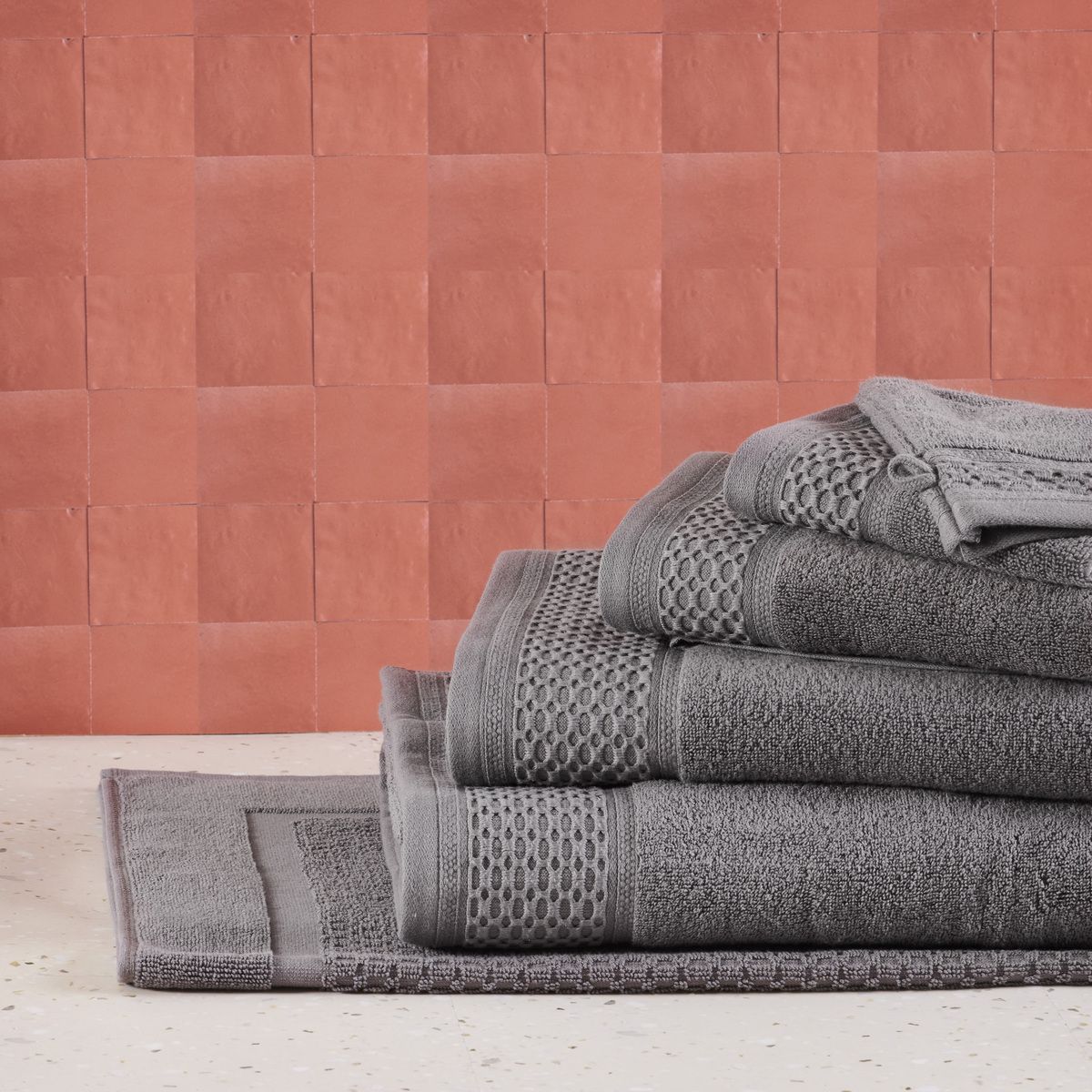 Sdb Unin 500Gr/M2 - Serviette Invitee - Anthracite