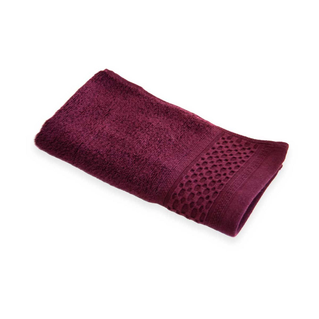 Sdb Unin 500Gr/M2 - Serviette Invitee - Prune