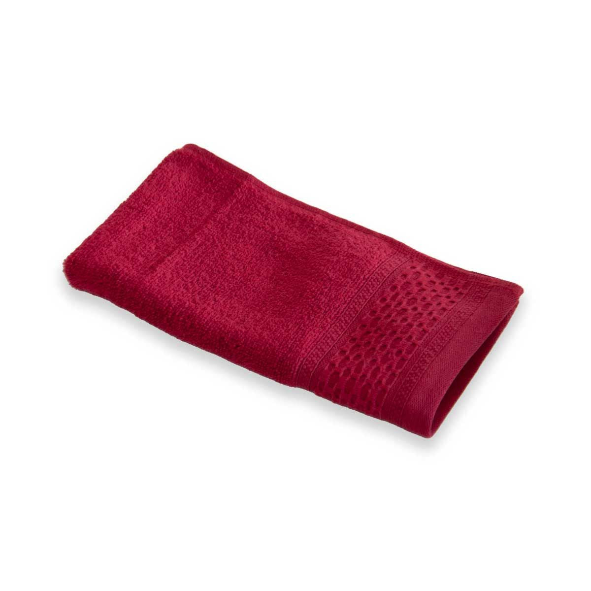 Sdb Unin 500Gr/M2 - Serviette Invitee - Carmin