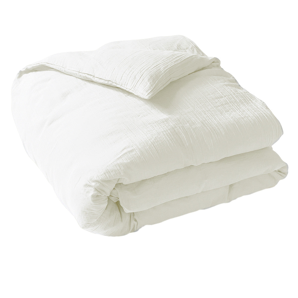 Gaze De Coton - Housse Couette - Ivoire