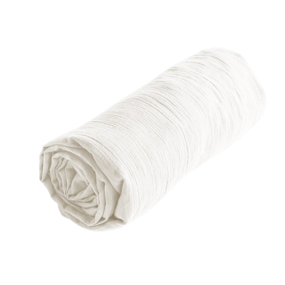 Gaze De Coton - Drap Housse - Ivoire