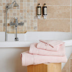 Sdb Unin 500Gr/M2 - Serviette Invitee - Rose Pale