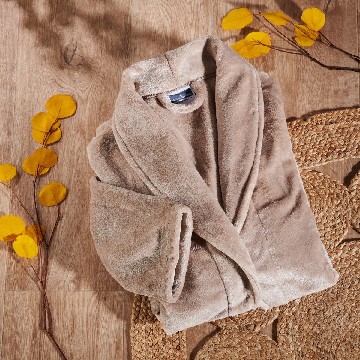 Peignoir Microfibre - Peignoir - Taupe