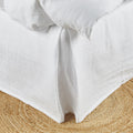 Gaze De Coton - Cache Sommier - Blanc
